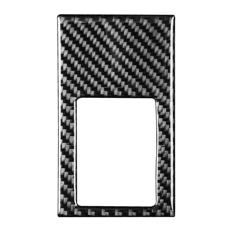 Car Carbon Fiber Rear Seat Adjustment Panel Decorative Sticker for Porsche Panamera 2010-2016, Left and Right Drive