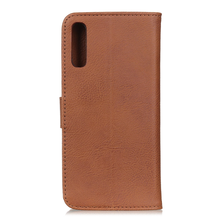 For Huawei Enjoy 10 / Y7 (2020) Cowhide Texture Horizontal Flip Leather Case with Holder & Card Slots & Wallet