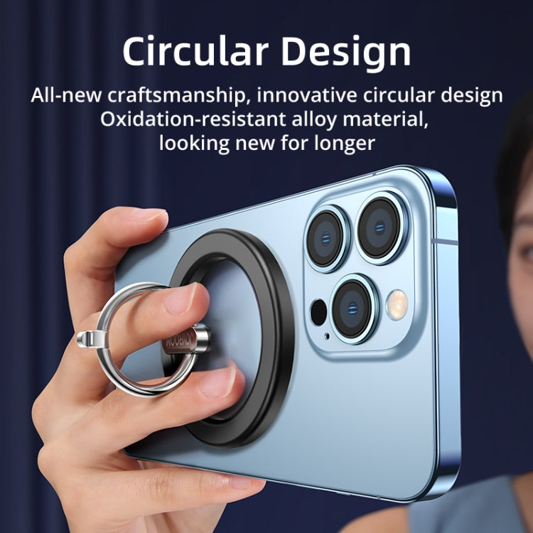 JOYROOM JR-ZS294 Multifunctional Magnetic Phone Ring Grip(Black)