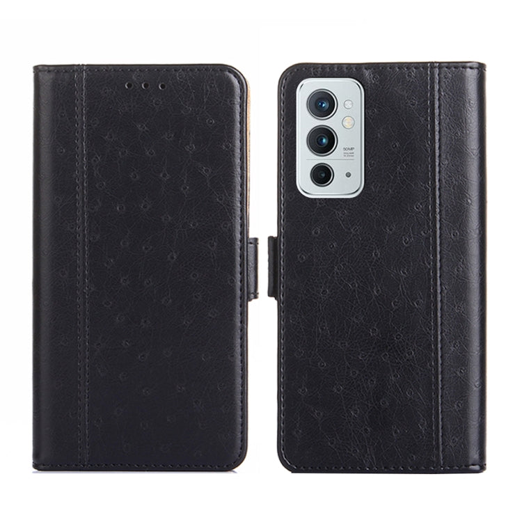 For OnePlus 9RT 5G Ostrich Texture Flip Leather Phone Case