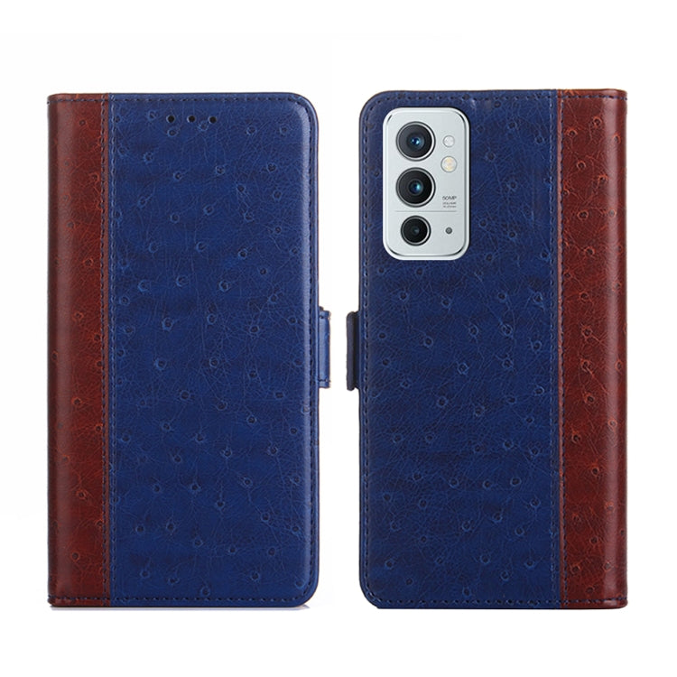 For OnePlus 9RT 5G Ostrich Texture Flip Leather Phone Case