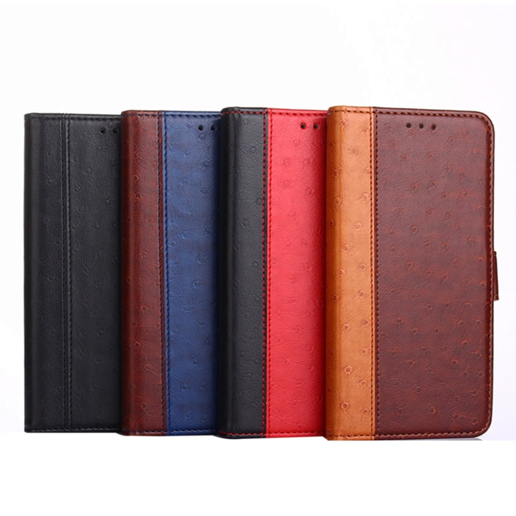 For Sony Xperia Ace II Ostrich Texture Flip Leather Phone Case