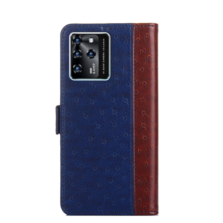 For ZTE Blabe V30 Ostrich Texture Flip Leather Phone Case