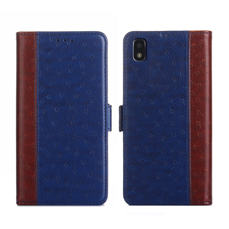 For ZTE Blade L210 Ostrich Texture Flip Leather Phone Case
