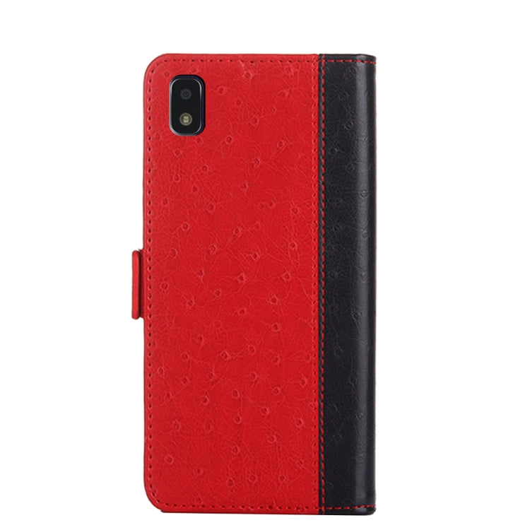 For ZTE Blade L210 Ostrich Texture Flip Leather Phone Case