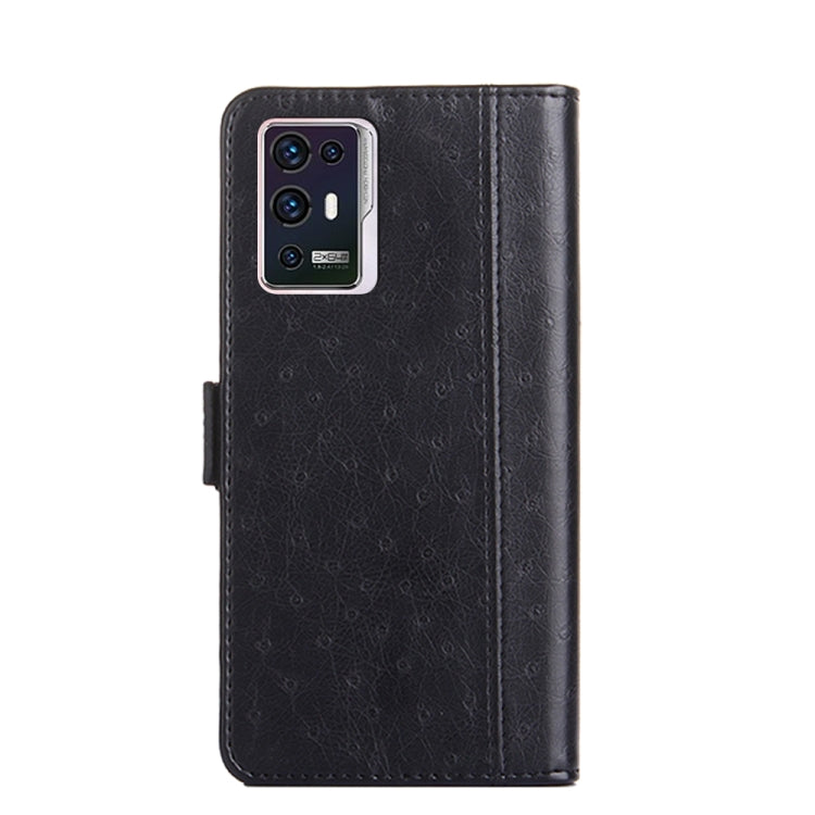 For ZTE Axon 30 Pro 5G Ostrich Texture Flip Leather Phone Case
