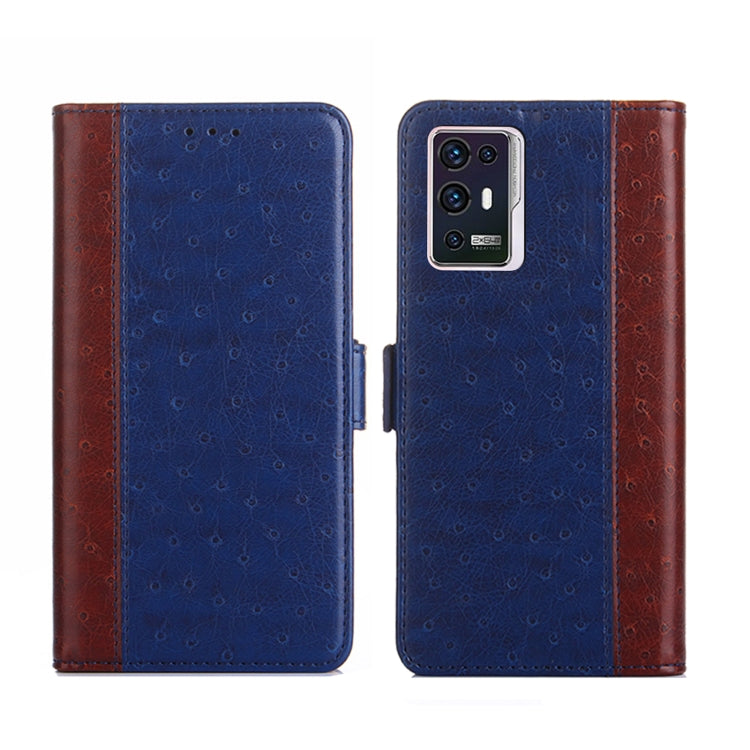 For ZTE Axon 30 Pro 5G Ostrich Texture Flip Leather Phone Case