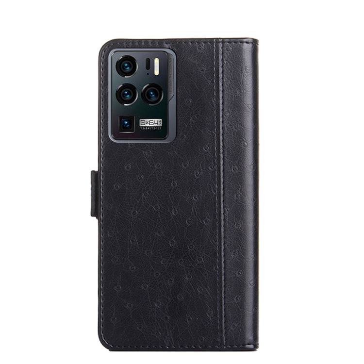 For ZTE Axon 30 Ultra 5G Ostrich Texture Flip Leather Phone Case