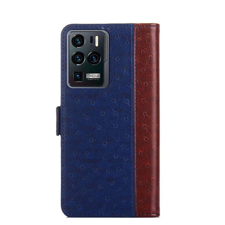 For ZTE Axon 30 Ultra 5G Ostrich Texture Flip Leather Phone Case