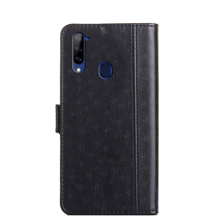 For ZTE Libero 5G Ostrich Texture Flip Leather Phone Case