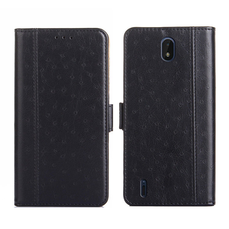 For Nokia C01 Plus / C1 2nd Editon Ostrich Texture Flip Leather Phone Case