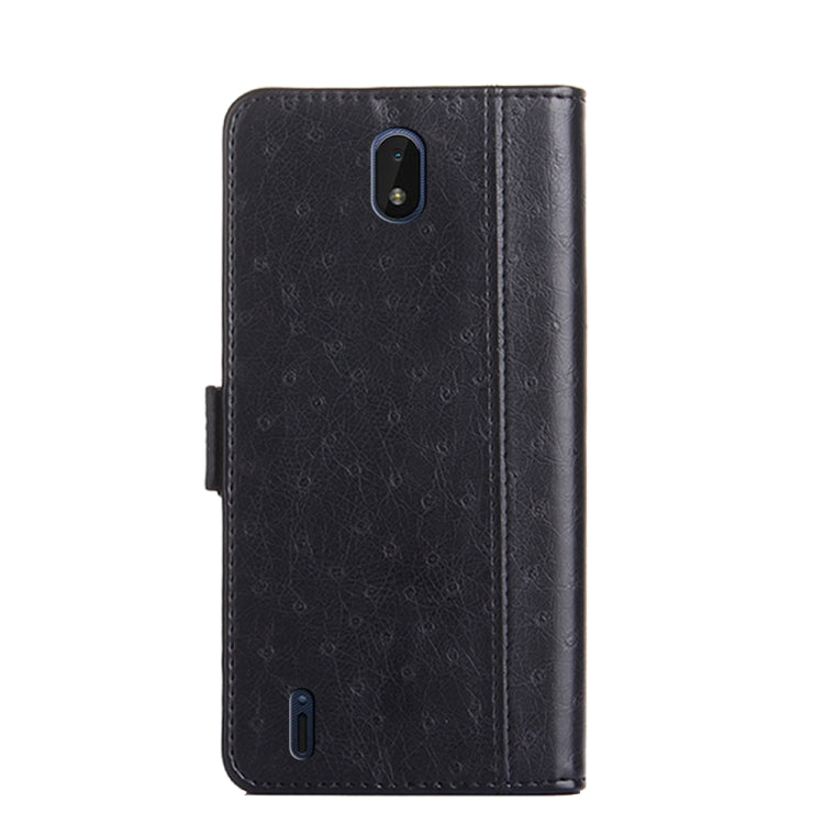 For Nokia C01 Plus / C1 2nd Editon Ostrich Texture Flip Leather Phone Case