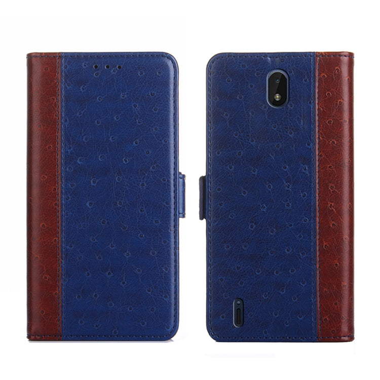For Nokia C01 Plus / C1 2nd Editon Ostrich Texture Flip Leather Phone Case