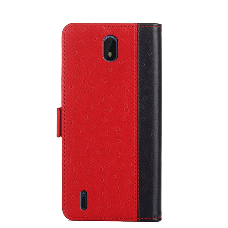 For Nokia C01 Plus / C1 2nd Editon Ostrich Texture Flip Leather Phone Case