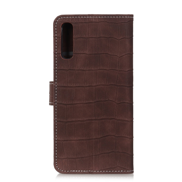 For Huawei Enjoy 10 / Y7 (2020) Crocodile Texture Horizontal Flip Leather Case with Holder & Card Slots & Wallet
