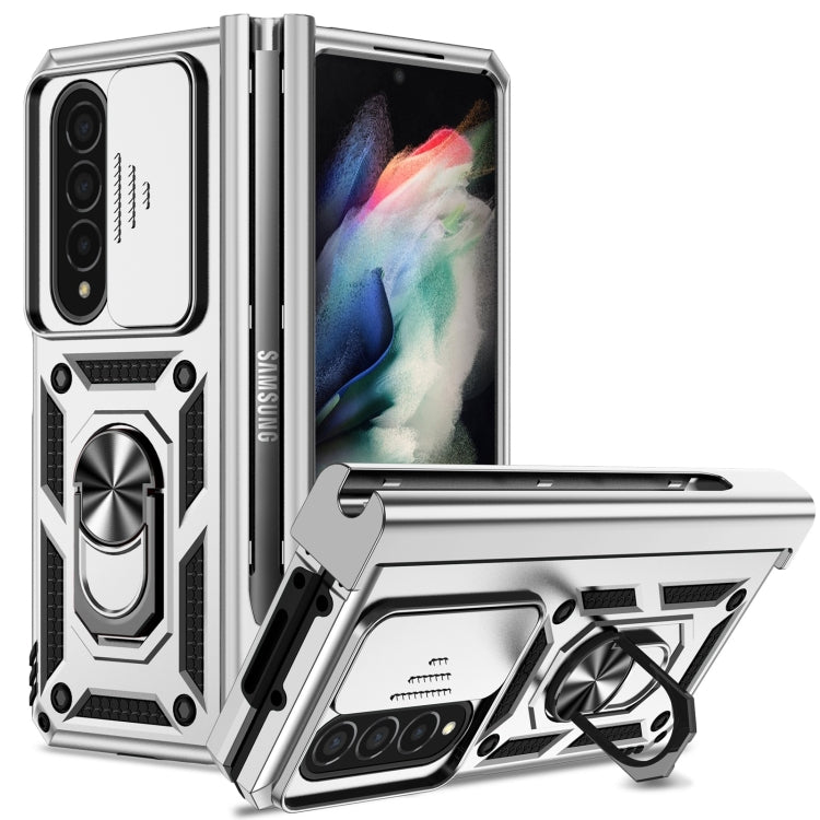 For Samsung Galaxy Z Fold4 Sliding Camshield Holder Phone Case