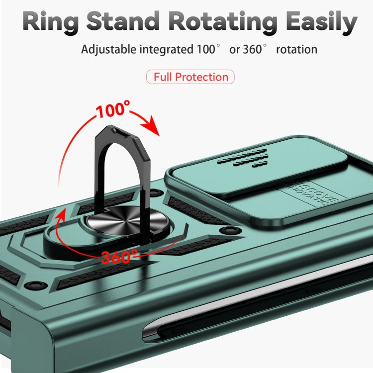 For Samsung Galaxy Z Fold4 Sliding Camshield Holder Phone Case