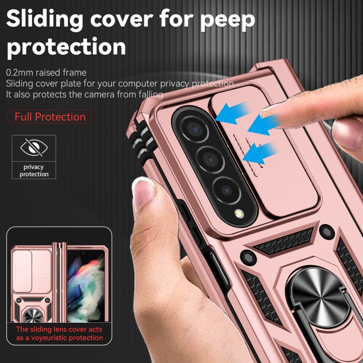 For Samsung Galaxy Z Fold4 Sliding Camshield Holder Phone Case