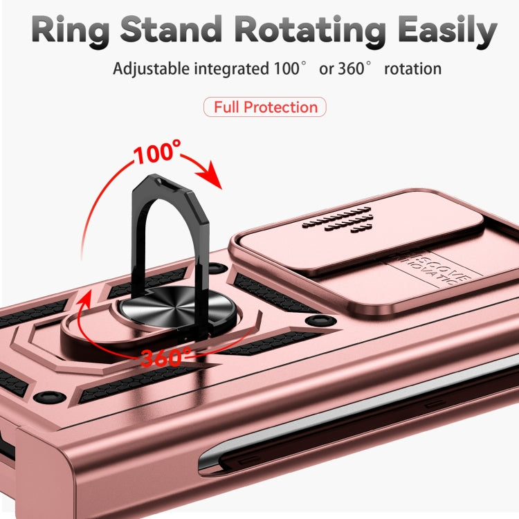 For Samsung Galaxy Z Fold4 Sliding Camshield Holder Phone Case