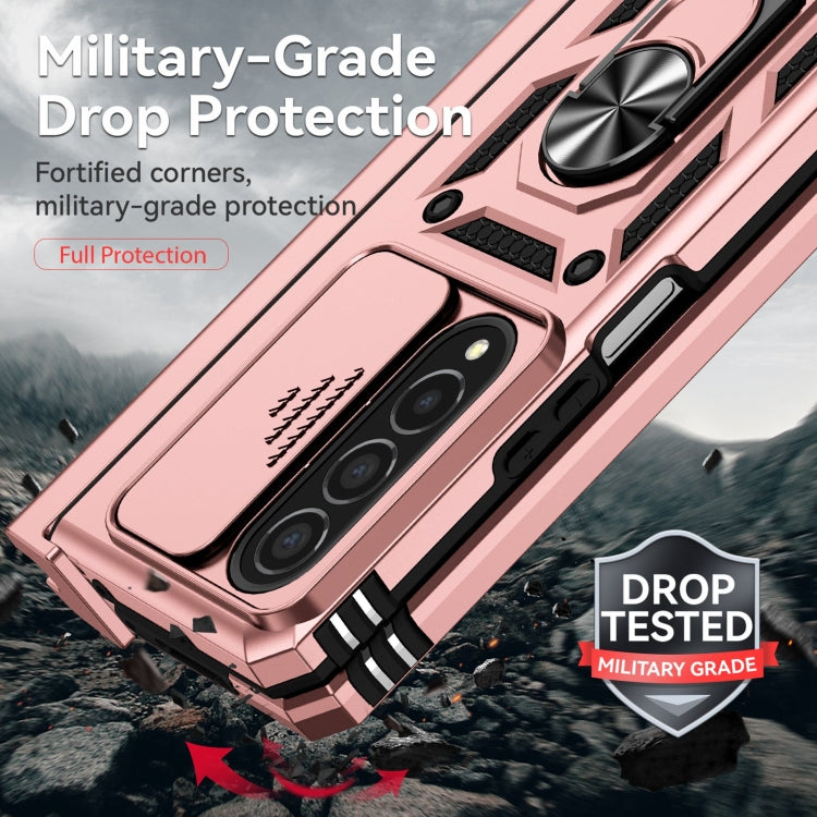 For Samsung Galaxy Z Fold4 Sliding Camshield Holder Phone Case
