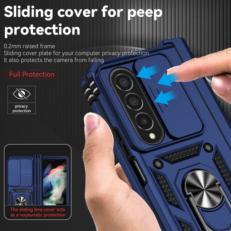 For Samsung Galaxy Z Fold4 Sliding Camshield Holder Phone Case