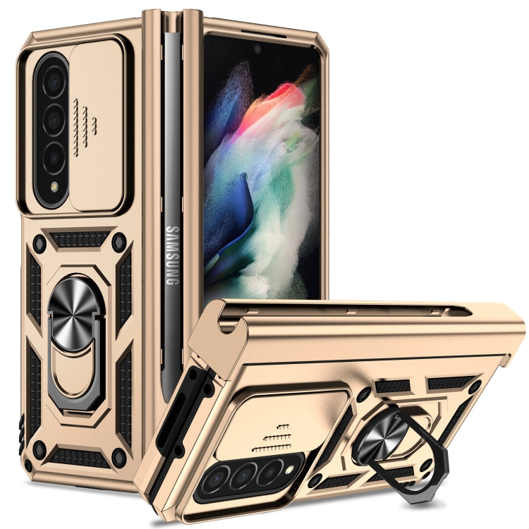 For Samsung Galaxy Z Fold4 Sliding Camshield Holder Phone Case