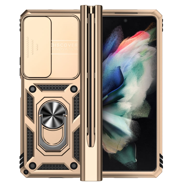 For Samsung Galaxy Z Fold4 Sliding Camshield Holder Phone Case