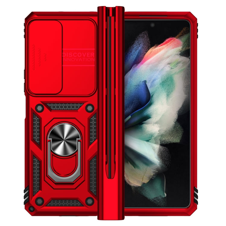 For Samsung Galaxy Z Fold4 Sliding Camshield Holder Phone Case
