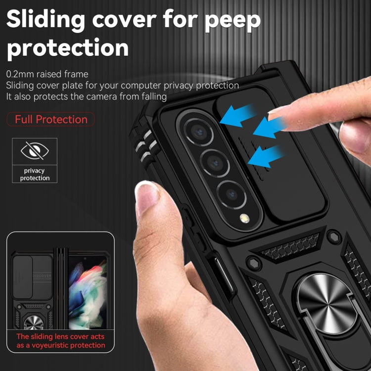 For Samsung Galaxy Z Fold4 Sliding Camshield Holder Phone Case