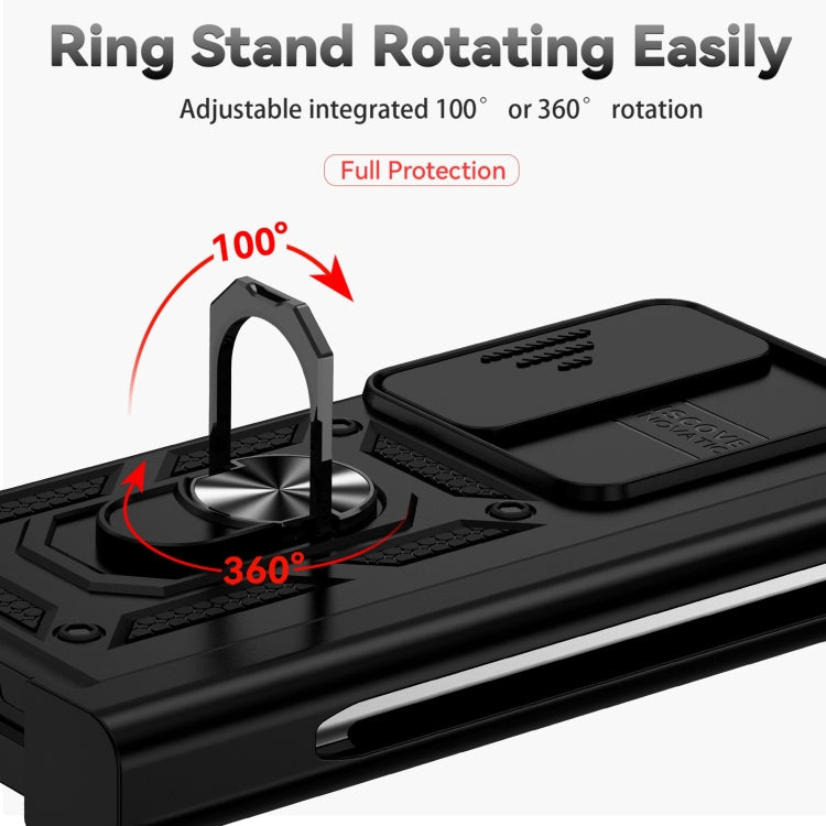 For Samsung Galaxy Z Fold4 Sliding Camshield Holder Phone Case