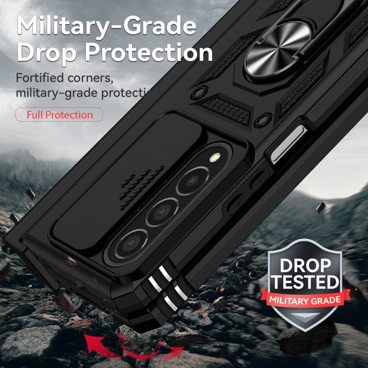 For Samsung Galaxy Z Fold4 Sliding Camshield Holder Phone Case