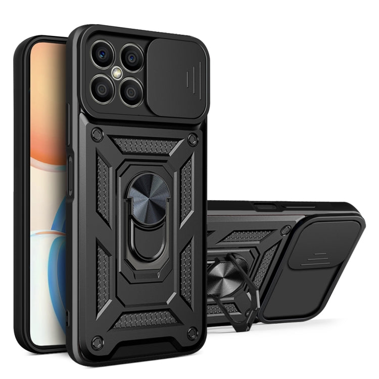 For Honor X8 Sliding Camera Design TPU + PC Phone Case