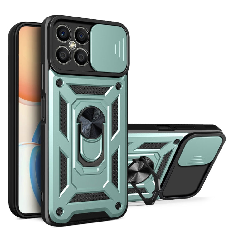 For Honor X8 Sliding Camera Design TPU + PC Phone Case