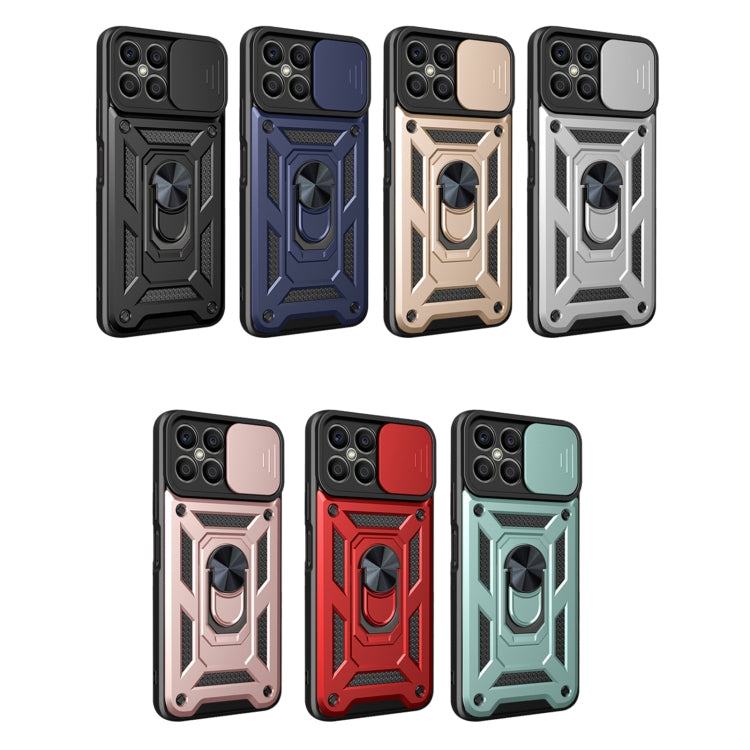 For Honor X8 Sliding Camera Design TPU + PC Phone Case