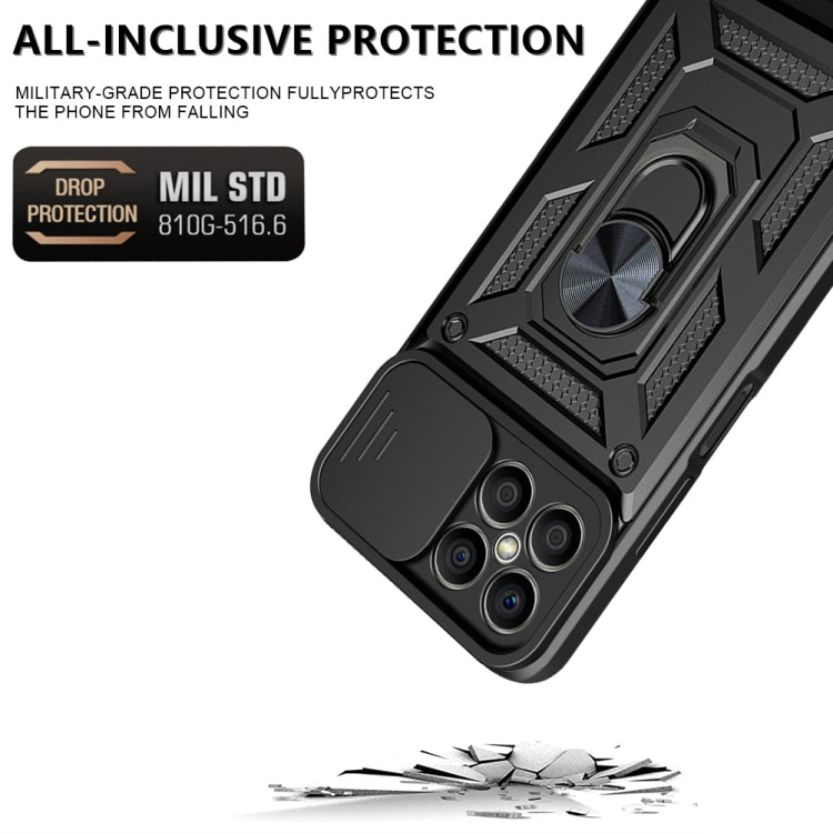 For Honor X8 Sliding Camera Design TPU + PC Phone Case