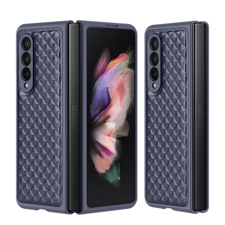 For Samsung Galaxy Z Fold3 5G DUX DUCIS Venice Series Shockproof Genuine Leather Phone Case