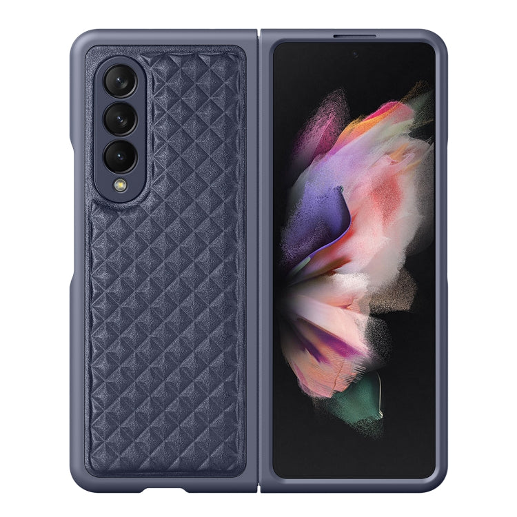 For Samsung Galaxy Z Fold3 5G DUX DUCIS Venice Series Shockproof Genuine Leather Phone Case
