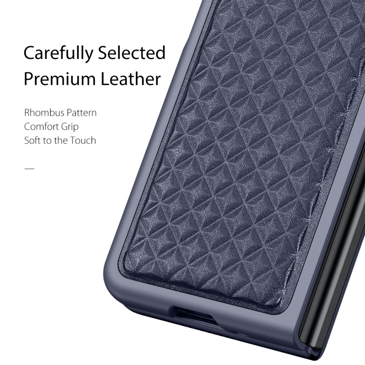 For Samsung Galaxy Z Fold3 5G DUX DUCIS Venice Series Shockproof Genuine Leather Phone Case