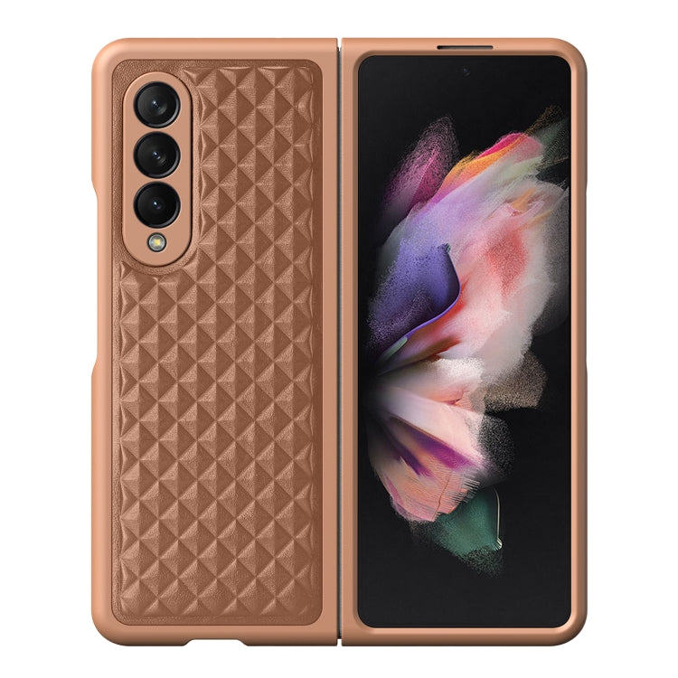 For Samsung Galaxy Z Fold3 5G DUX DUCIS Venice Series Shockproof Genuine Leather Phone Case
