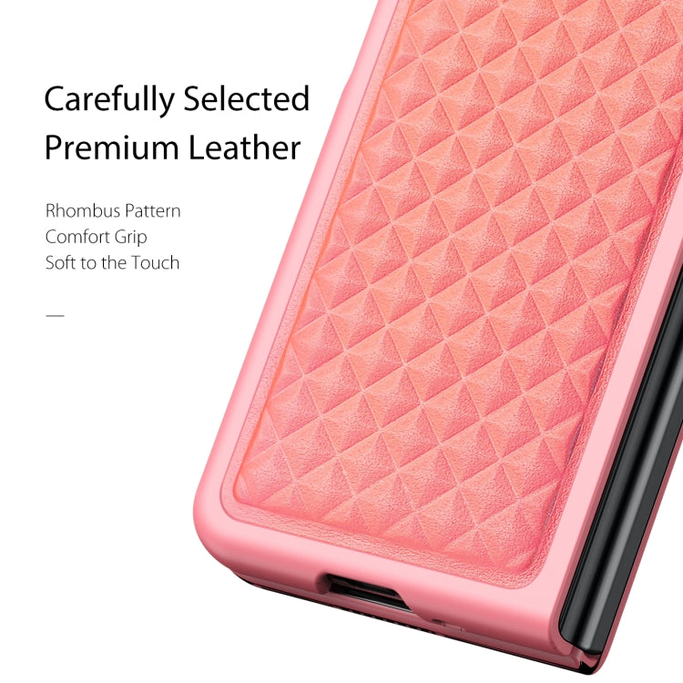 For Samsung Galaxy Z Fold3 5G DUX DUCIS Venice Series Shockproof Genuine Leather Phone Case