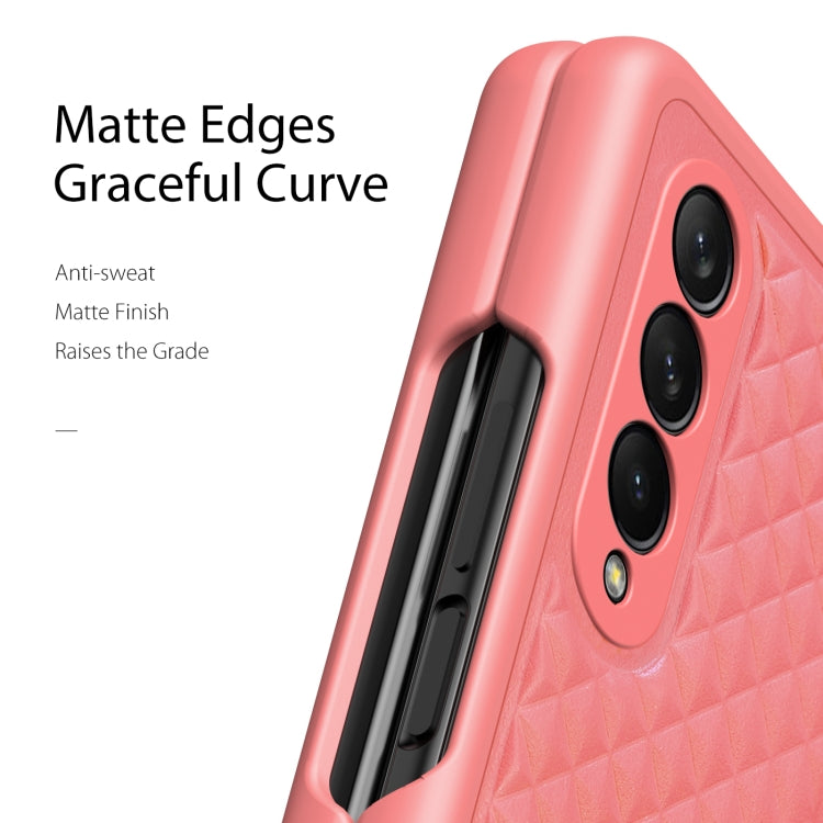 For Samsung Galaxy Z Fold3 5G DUX DUCIS Venice Series Shockproof Genuine Leather Phone Case