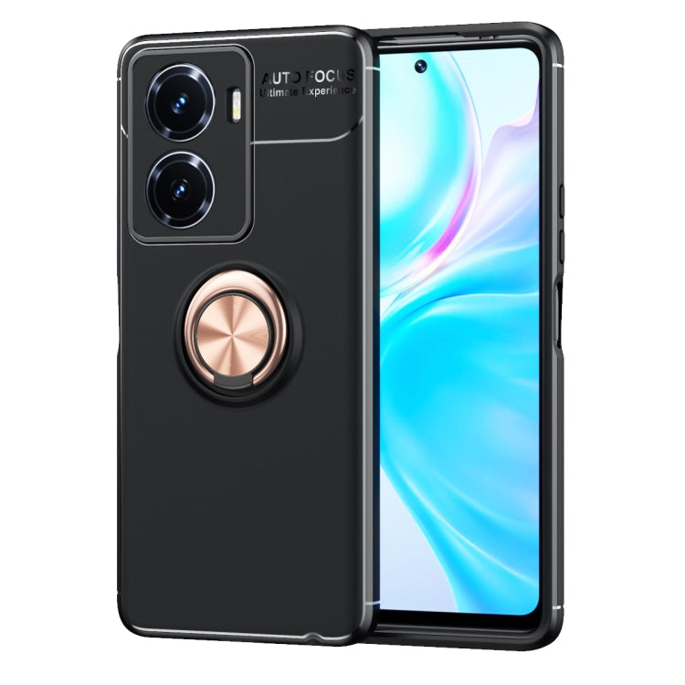 For vivo Y77 Metal Ring Holder TPU Phone Case