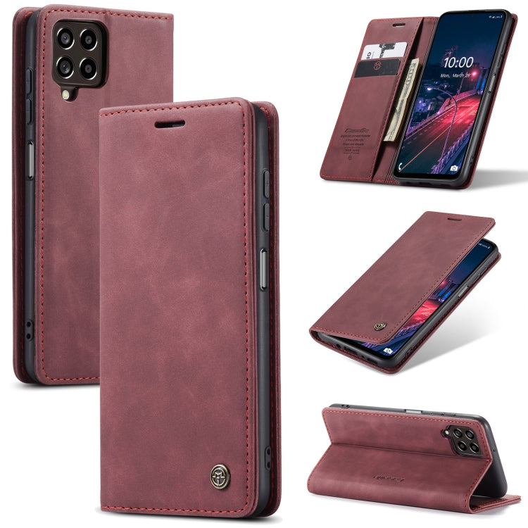 For Samsung Galaxy M53 5G CaseMe 013 Multifunctional Horizontal Flip Leather Phone Case
