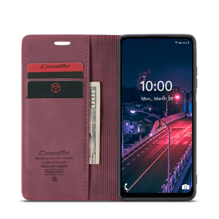 For Samsung Galaxy M53 5G CaseMe 013 Multifunctional Horizontal Flip Leather Phone Case