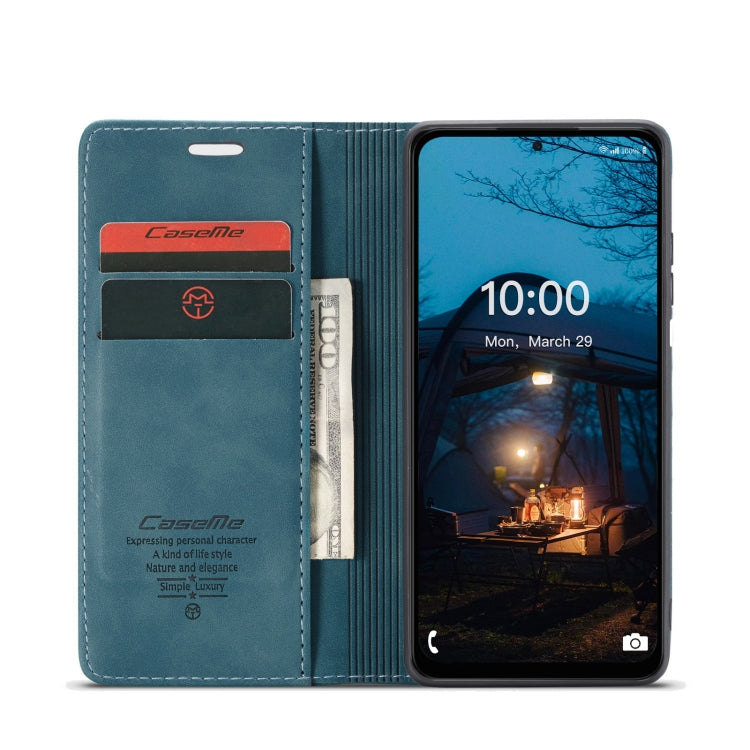 For Samsung Galaxy M53 5G CaseMe 013 Multifunctional Horizontal Flip Leather Phone Case