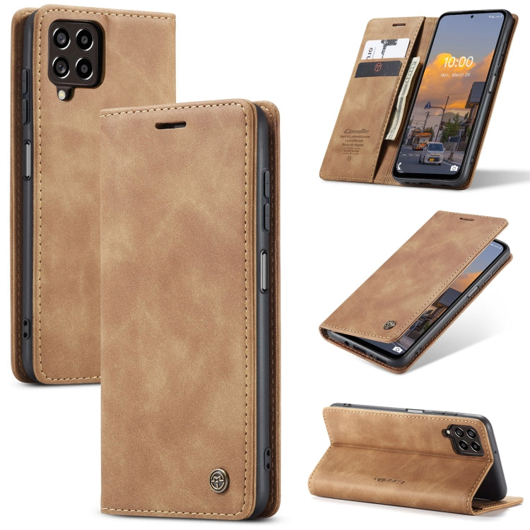 For Samsung Galaxy M53 5G CaseMe 013 Multifunctional Horizontal Flip Leather Phone Case