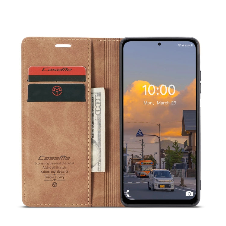For Samsung Galaxy M53 5G CaseMe 013 Multifunctional Horizontal Flip Leather Phone Case