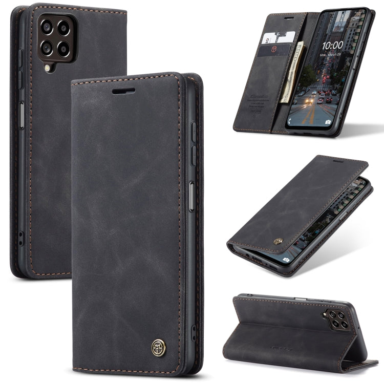 For Samsung Galaxy M53 5G CaseMe 013 Multifunctional Horizontal Flip Leather Phone Case