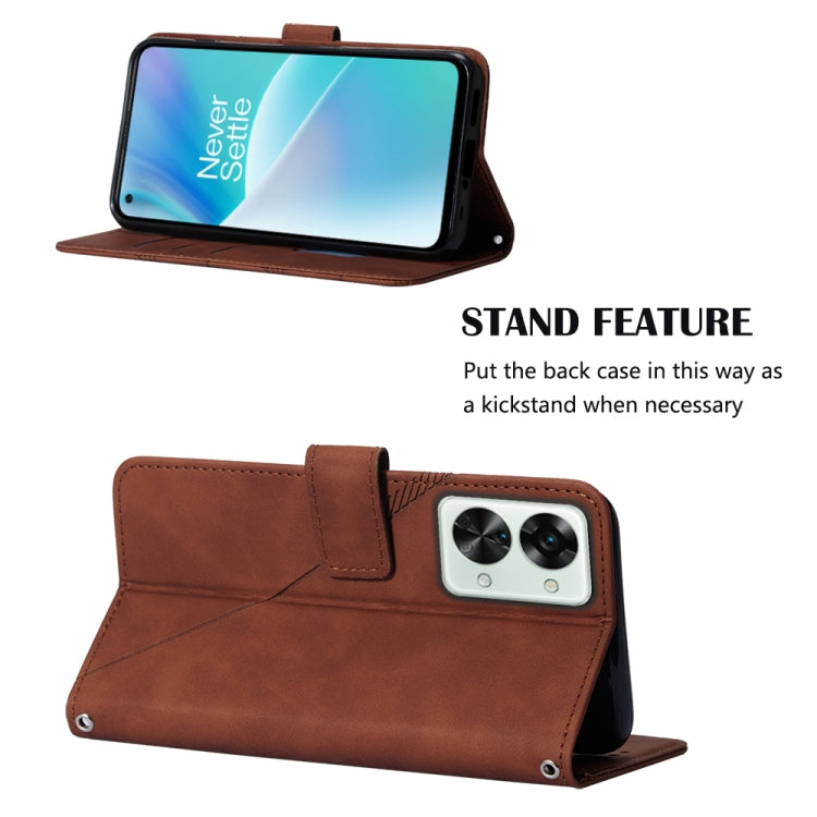 For OnePlus Nord 2T Crossbody 3D Embossed Flip Leather Phone Case
