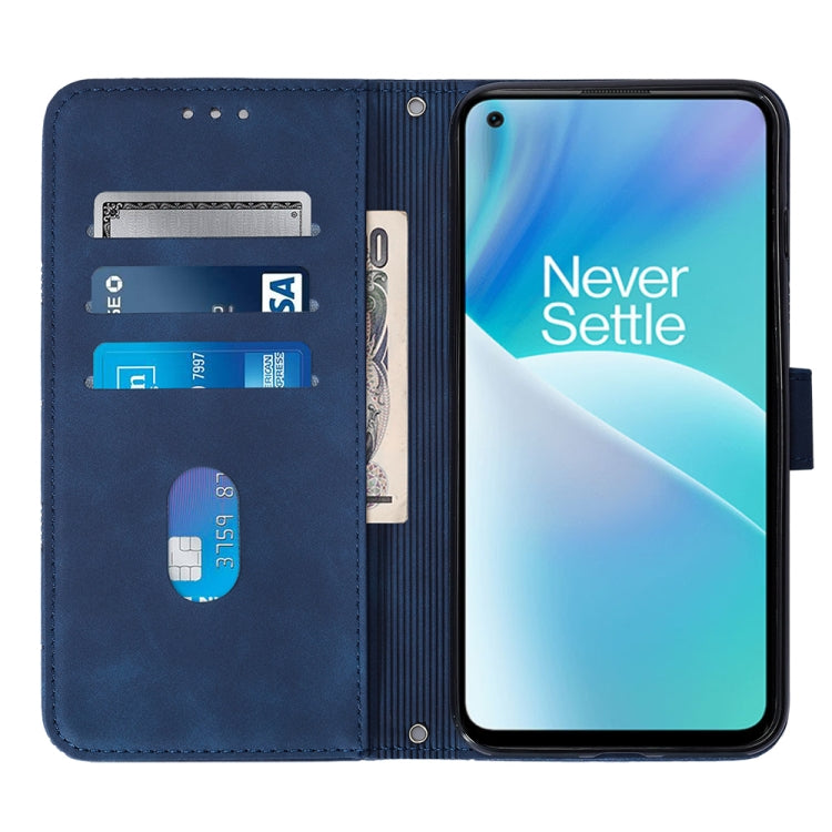 For OnePlus Nord 2T Crossbody 3D Embossed Flip Leather Phone Case